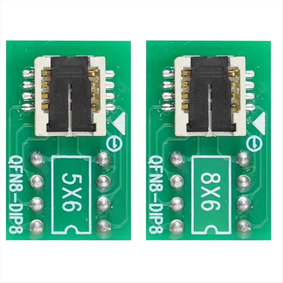 Welcome Deal~New WSON8/MLF8/MLP8 DFN8 to DIP8 Socket/Adapter 6x5MM and 8x6MM Chip for T48 TL866II /H CH341A EZP2023