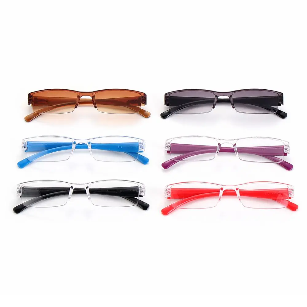 Fashion Reading Glasses Unisex Women Older Fashion PC Frame Portable Presbyopic Eyeglasses High-definition Vision Care +1.0~+4.0