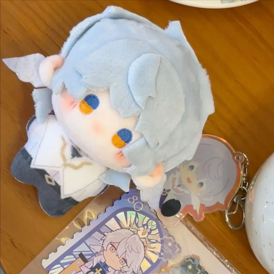 10CM อะนิเมะ Honkai: Star Rail Sunday Robin COSPLAY ตุ๊กตา Plushie กระเป๋าพวงกุญแจกระเป๋าเป้สะพายหลังจี้ Soft Body ของขวัญวันเกิด