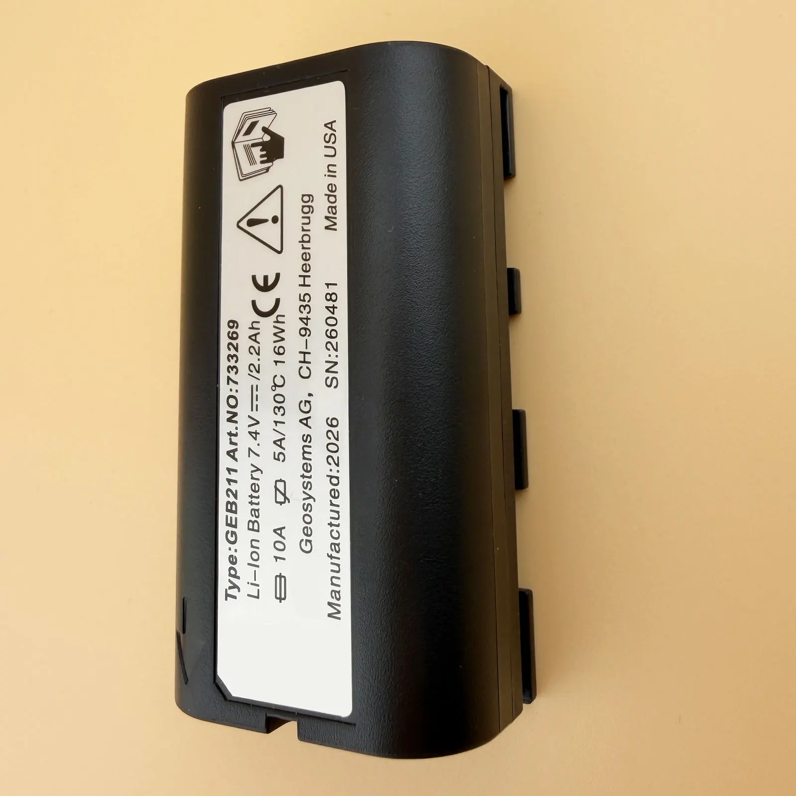 2200mAh GEB211 Li-Ion Battery For for Leica TPS1200,ATX1200,GPS1200,GRX1200,RX1200,TC1200 total stations