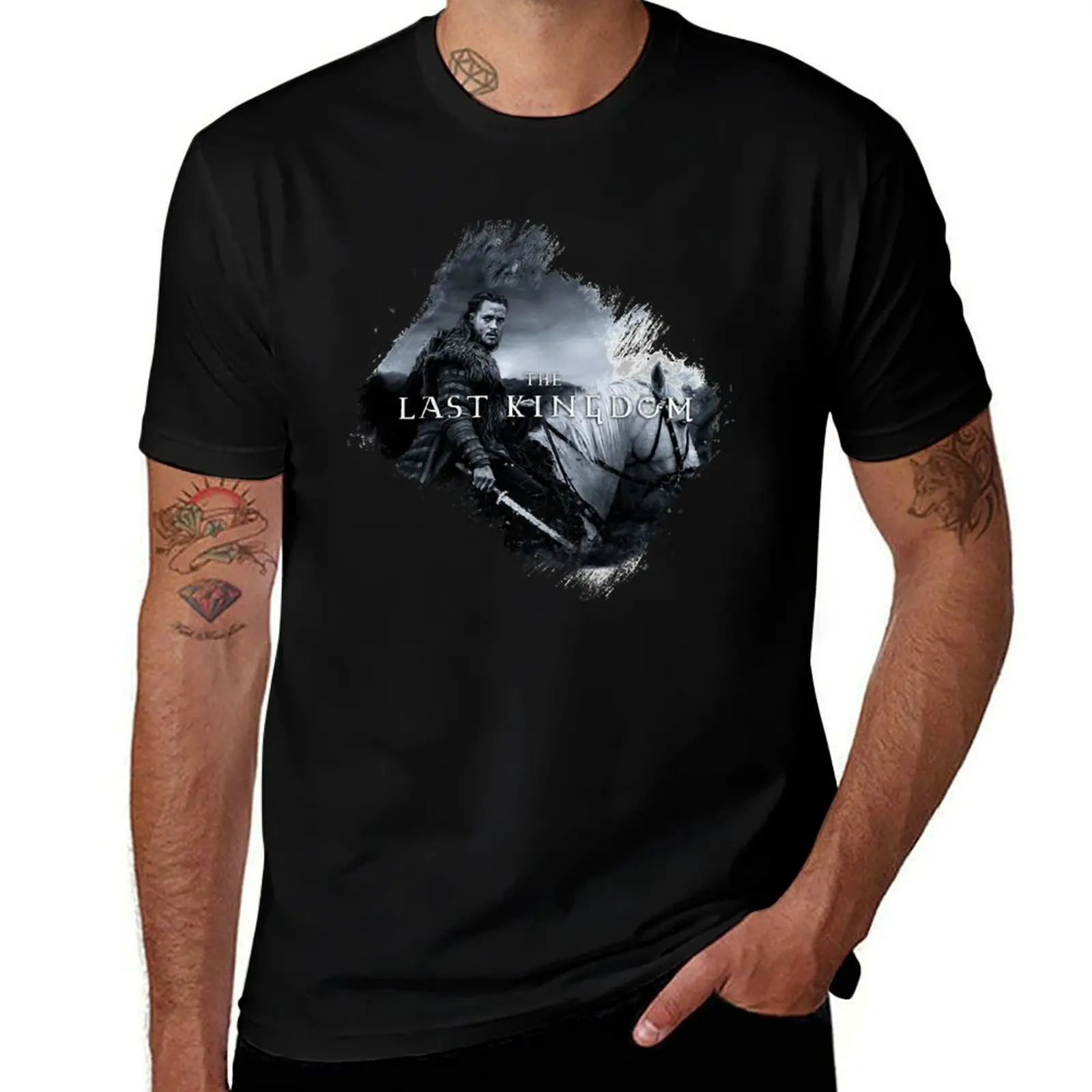 Funny Gifts Uhtred Of Bebbanburg Gifts For Fan T-Shirt Lightweight Print T-Shirt