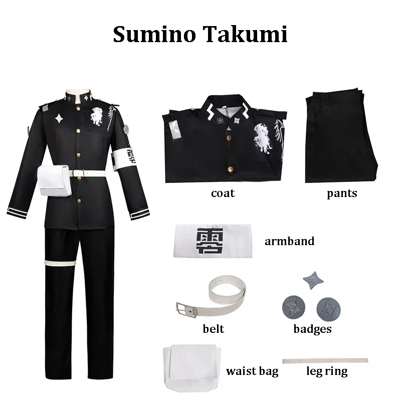 2025 المائة خط تأثيري سومينو تاكومي Sizuhara Hiruko Amemia Darumi Omokage Yugamu تأثيري حلي هالوين بدلة الحفلات الزي