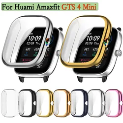 Soft TPU Screen Protector Case For Huami Amazfit GTS 4 Mini Transparent Cover With Screen Protect Durable Watch Case