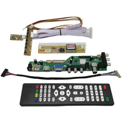 DVB-T2/DVB-T/DVB-C LCD digital TV Driver Controller Board Kit 15