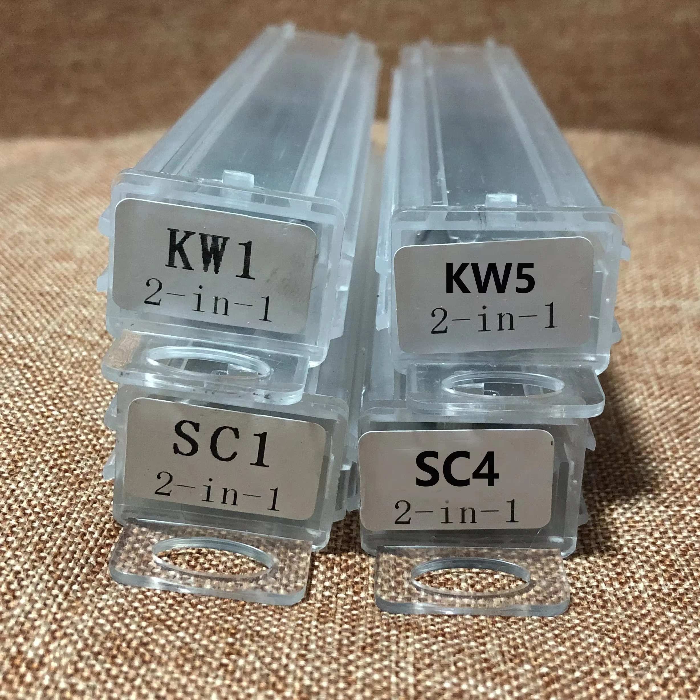 Lishi 2 en 1 TE2 S123 KW1 KW5 SC1 SC4 SS001 SS002 R52 M1/MS2 Herramientas de cerrajería para cerraduras civiles de puertas de casa