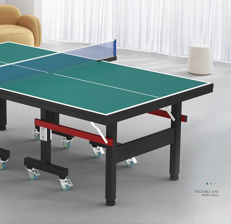 

Теннисный стол для помещений, складной, для семейных соревнований, стандартный, с передвижными колесами