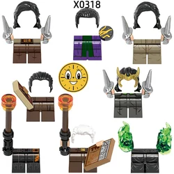 The Action Figures Book Weapons Legs Hair Model Blocks MOC Bricks Set Gifts Toys For Children X0318