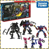 Takara Tomy Transformers Revenge of The Fallen 15th Anniversary Jetfire Optimus Prime Chromia Arcee Elita-1 Set Action Figure