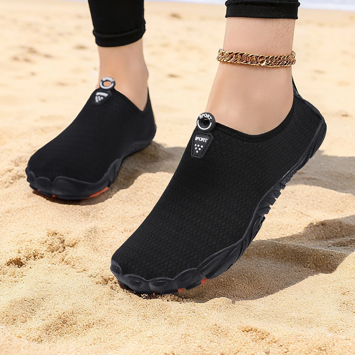 Couple's Summer Outdoor Water Shoes for Women, Outdoor Fishing Shoes, Beach Shoes, Water Shoes, Swimming Shoes, Unisex, Suitable for All Seasons, Indoor Fitness Shoes, Jump Rope Shoes, Yoga Shoes gallery 4