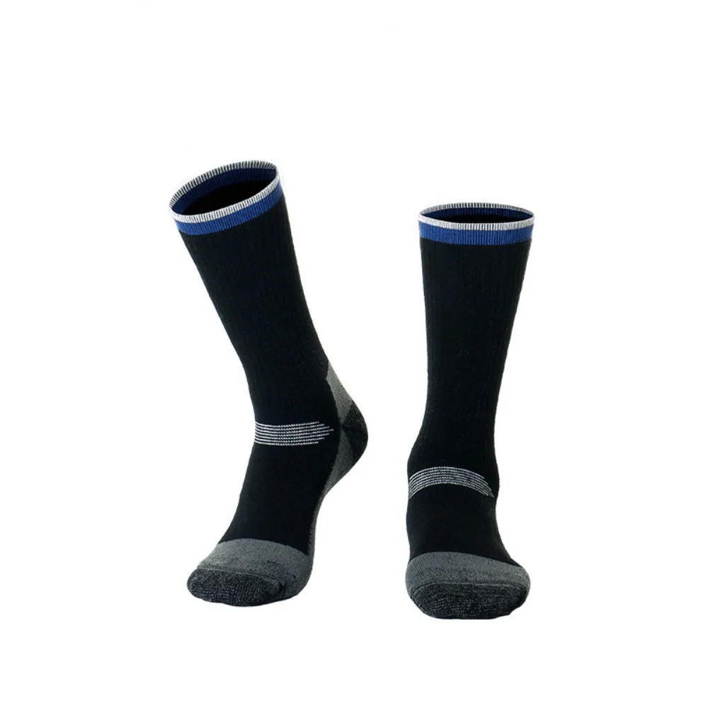 

1 пара мягких шерстяных носков унисекс, длинные теплые зимние носки, дышащие утолщенные походные носки, зимние активные отдых на свежем воздухе