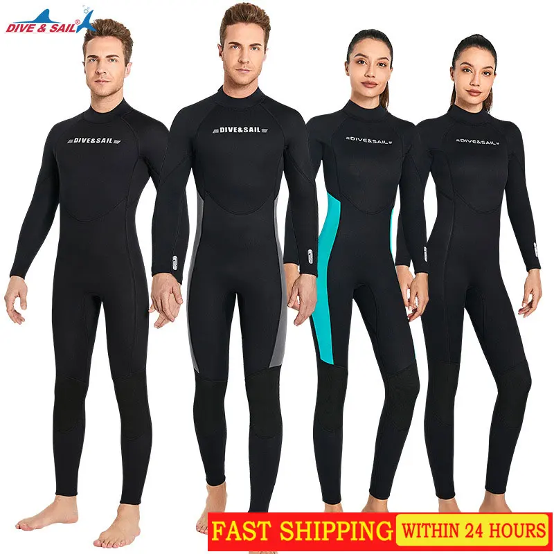 New Wetsuits Men 3MM Neoprene Diving Surfing Swimming Full Suits in Cold Water Keep Warm Front zipper for Water Sports 3XL100KG