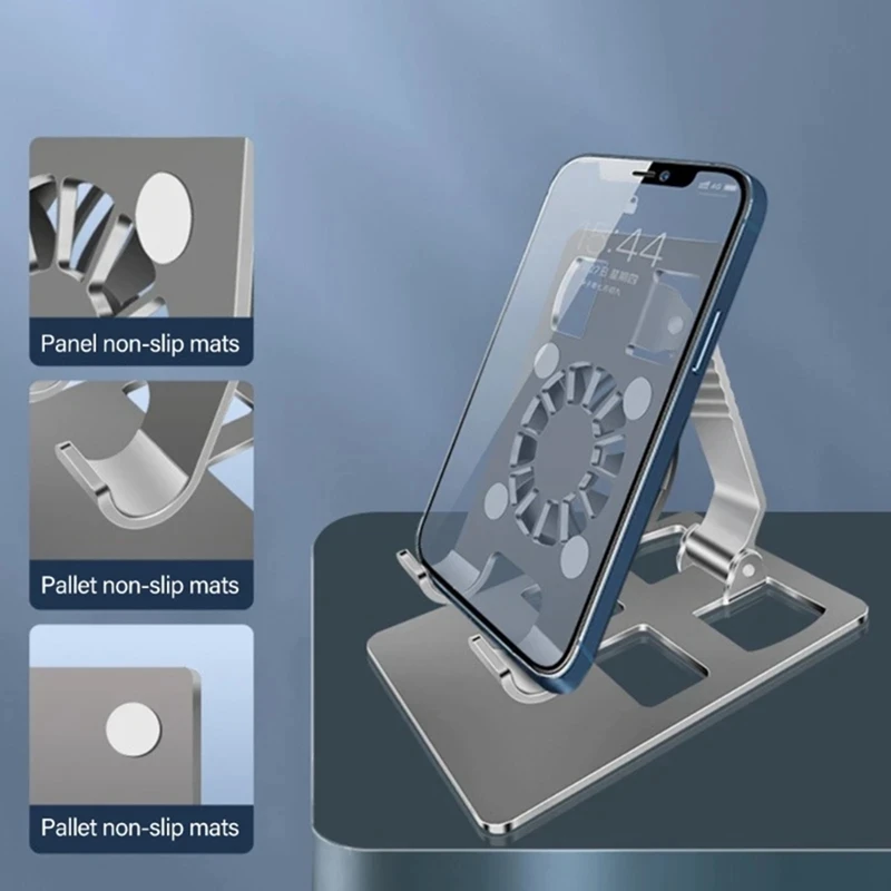 Phone Stand Portable Cooling Fan Heat Dissipation for Cellphone Tablet Holder Cooling Stand Support H8WD-AC17