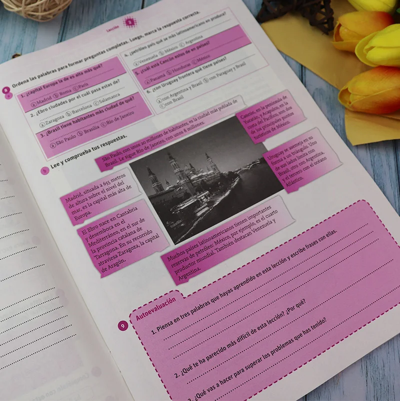 ele actual， Spanish ELE Modern Edition B1 Second Edition Beginner's Textbook.ELE Modern Edition B1 Exercise Book