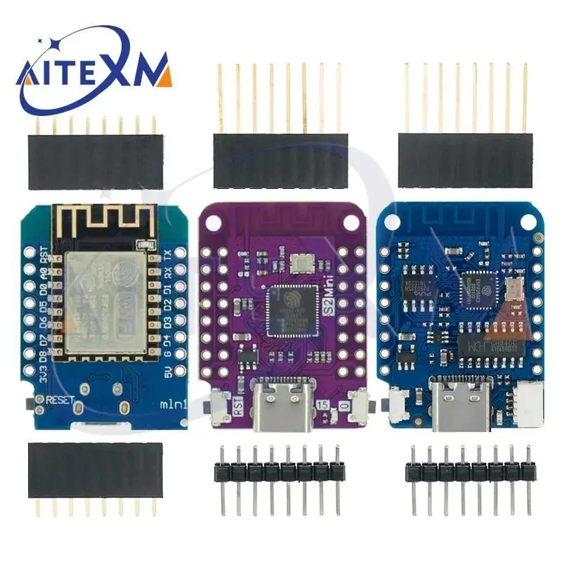 ESP32 S2 Mini / ESP8266 D1 Mini Scheda CH340 / ESP32-S2FN4R2 4MB FLASH 2MB PSRAM MicroPython Per Scheda di Sviluppo Arduino