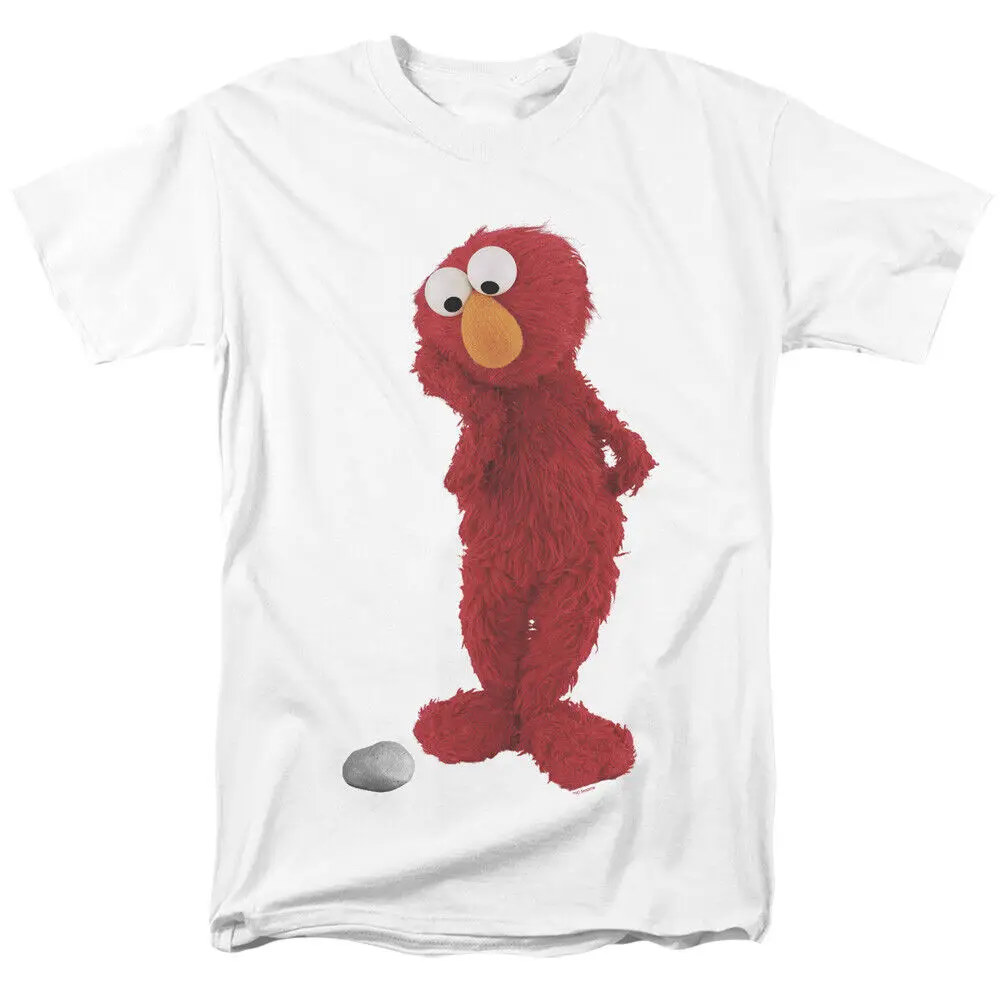 SESAME STREET ELMO EXISTENTIAL ELMO Licensed Men's Graphic Tee Shirt Graphic T-shirts For Men Clothing Women Short Sleeve Tees