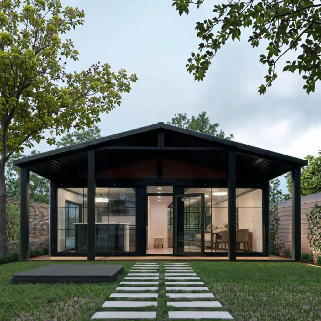 Container House High Quality Expandable Tiny Home Foldable Prefab Fold Out Container House Steel Expandable Container Villa Home