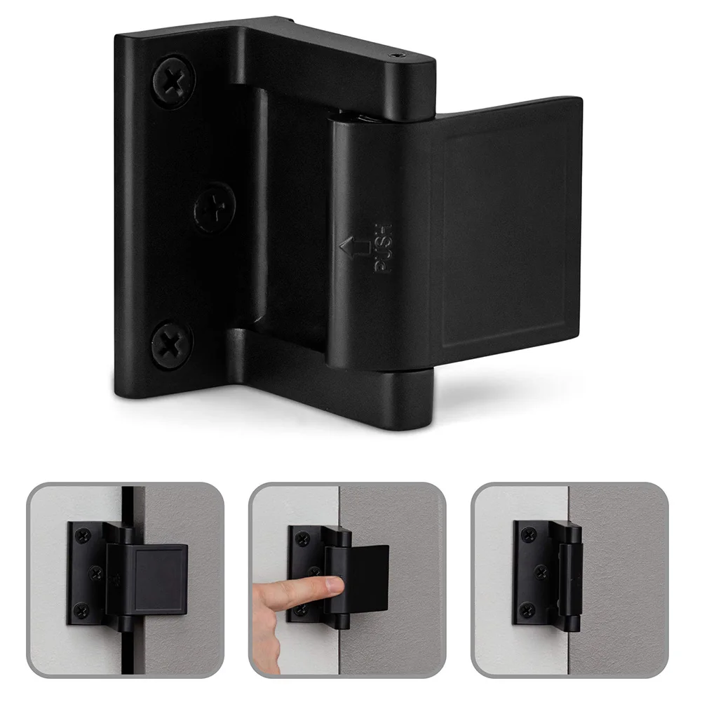 

Hinge Latch Door Lock Aluminum Bolt Cabinet Cupboard Door Hardware Drawer High Resistance Home Improvement Hot Sale