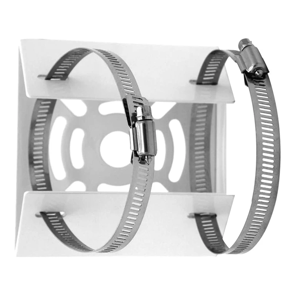 

Steel Iron Security Camera Mount Bracket Pole Mount Adapter Fixing Rings Indoor Outdoor Camera Pole Bracket for Monitoring