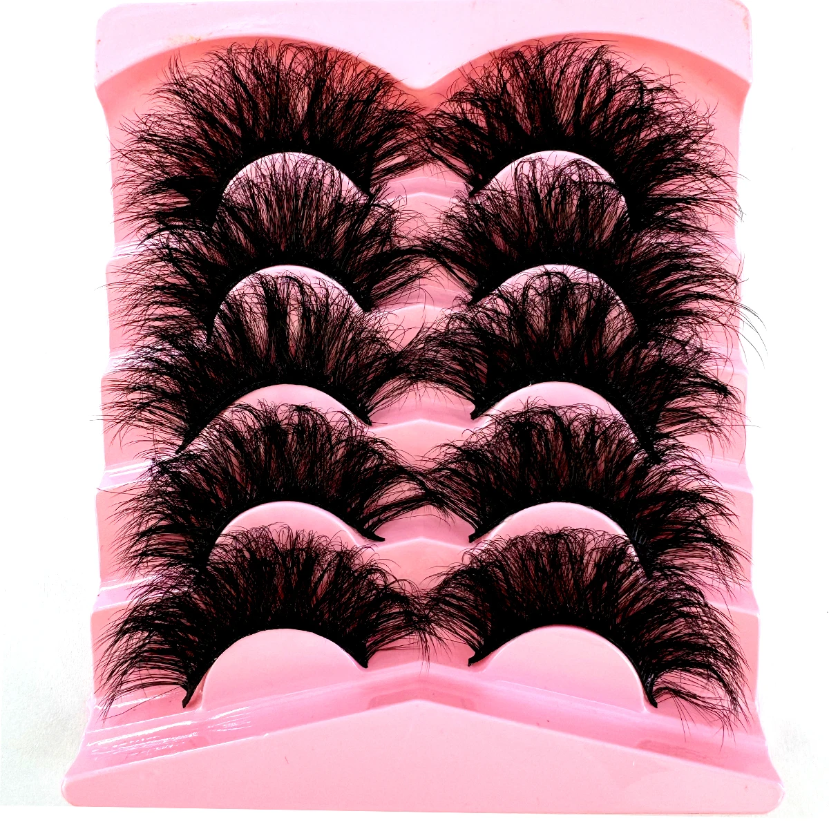 HBZGTLAD Flauschige Lange Wimpern 3D Faux Mink Wimpern Natürliche Falsche Wimpern Dramatische Weiche Volumenwimpern Wimpernverlängerung Make-up – Detail 19