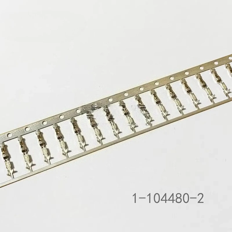 

50PCS Connector 1-104480-2 Terminals, Wire Gauge 22-26AWG Original Spot
