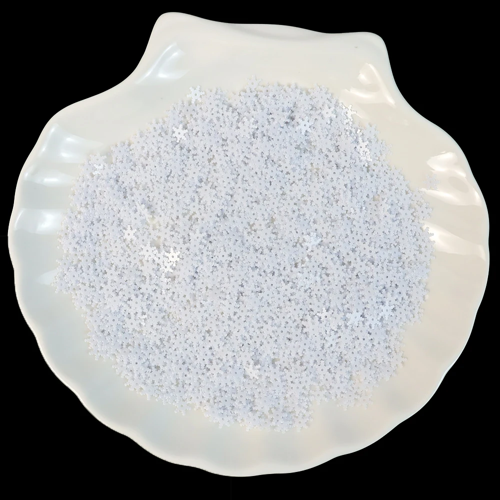 20g 8mm Glitzer-Weihnachtsschneeflocken Pailletten Konfetti Künstlicher Schnee Ornamente Weihnachtsdekoration für Zuhause Navidad 2026 Natal – Detail 5