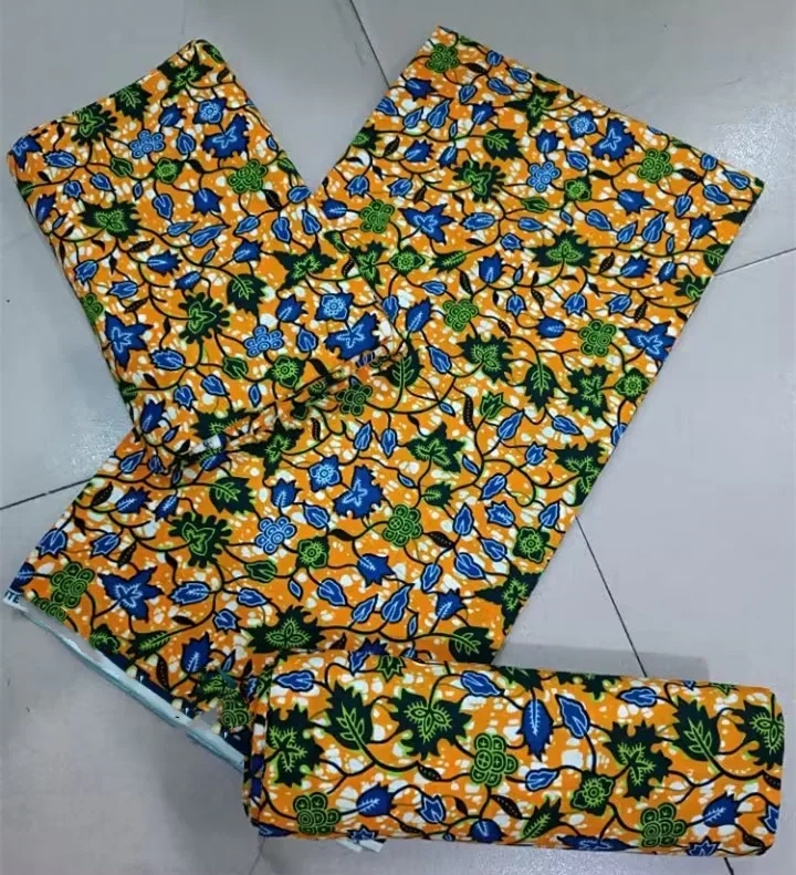 Guaranteed Veritable African Real Print Wax Fabric Factory Price Ankara Wax Fabric 100% Cotton Ghana Style Soft Pagne Sewing