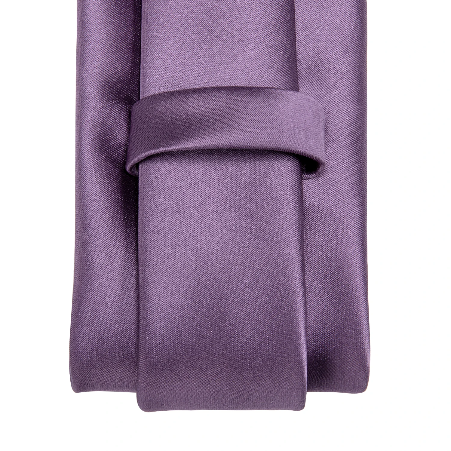 Purple Satin Men's Tie Handkerchief Cufflinks Set Necktie for Men Male Wedding Business Ties Formal Dad Husband Gift