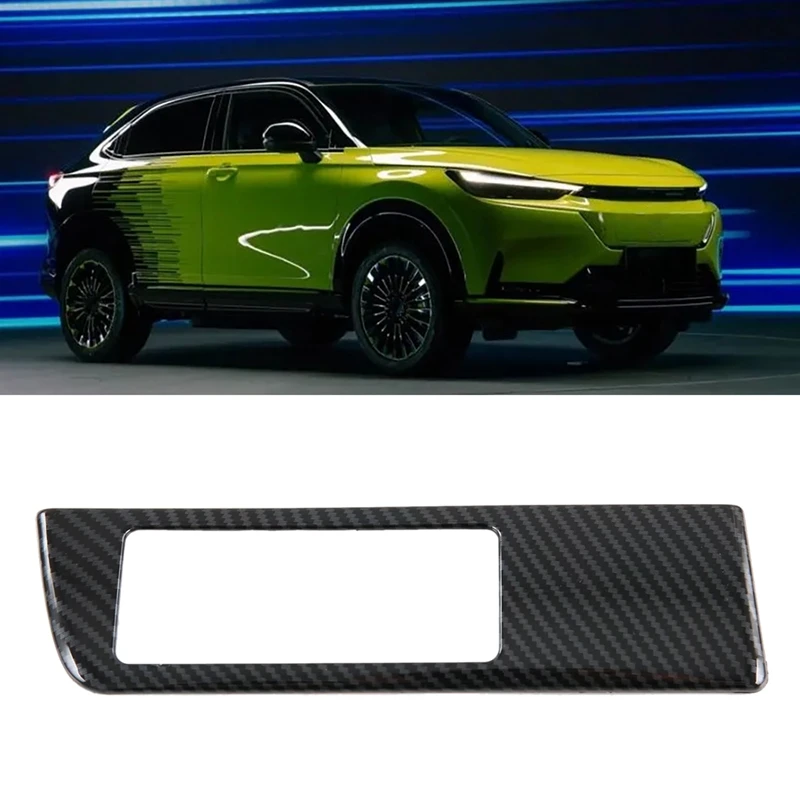 For Honda E:NS1 ENS1 2022 Carbon Fiber ABS Car Headlight Adjustment Switch Cover Trim Car Styling