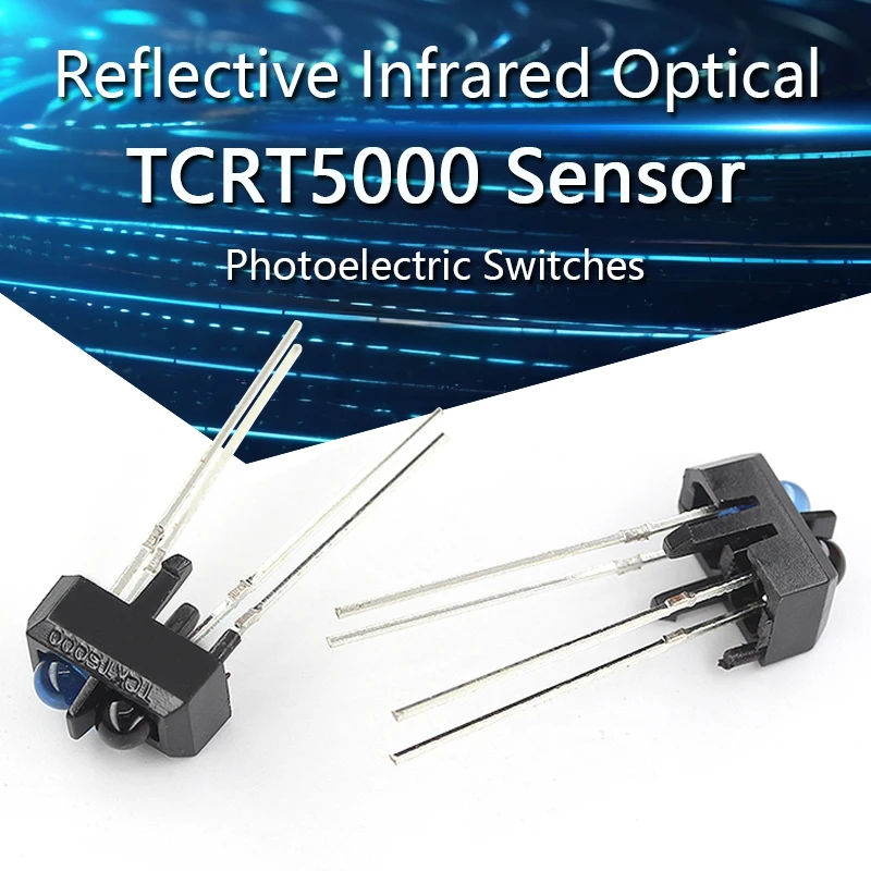 10Pcs TCRT5000L TCRT5000 Reflective Infrared Optical Sensor Photoelectric Switches