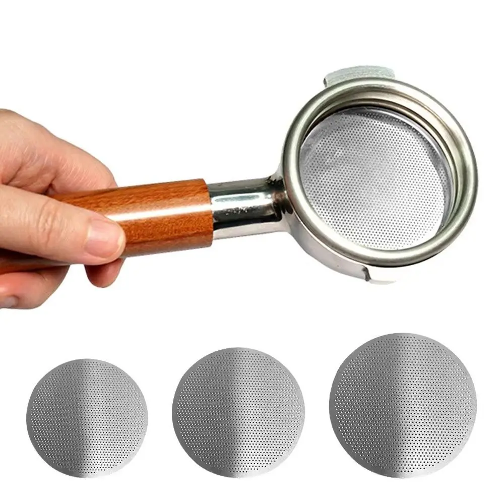 

5pcs 51/53/58 MM Espresso Screen Coffee Filter Stainless Steel Reusable Portafilter Filter Mesh Rust-proof Anticorrosive