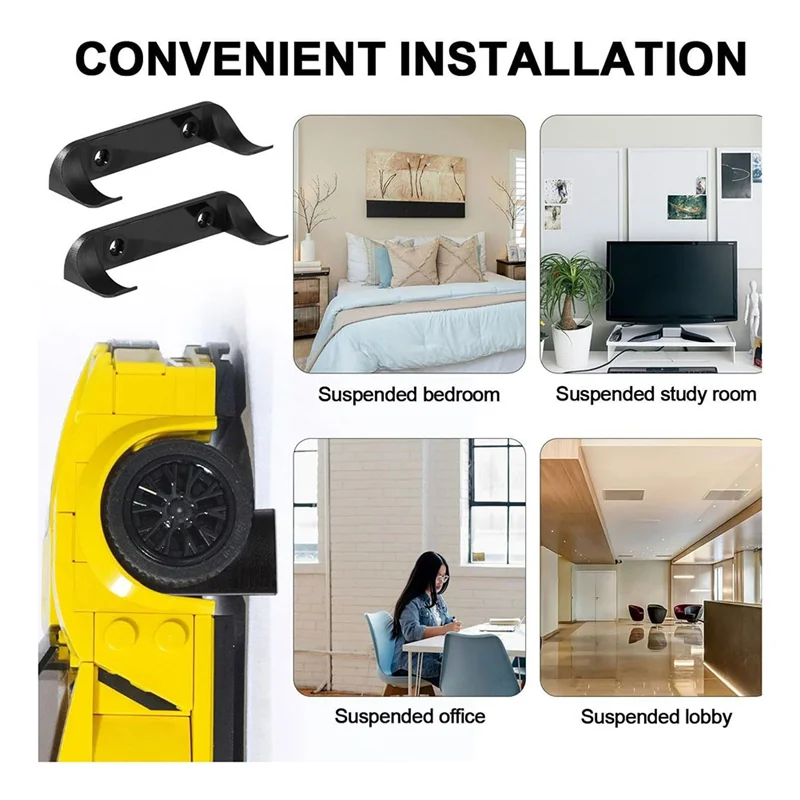 Suporte de exibição de modelo de carro de montagem na parede AD-12Pcs Rack de armazenamento de brinquedos de carro vertical para série Speed Champion