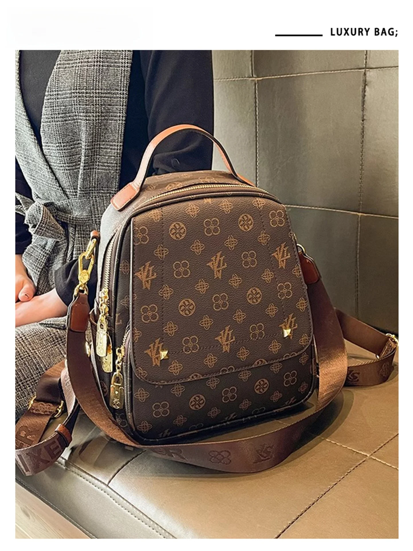 

TF женские модные легкие дорожные Beli Большая Capaci Street Sle с застежкой-молнией, мягкие ремни с плечевым ремнем