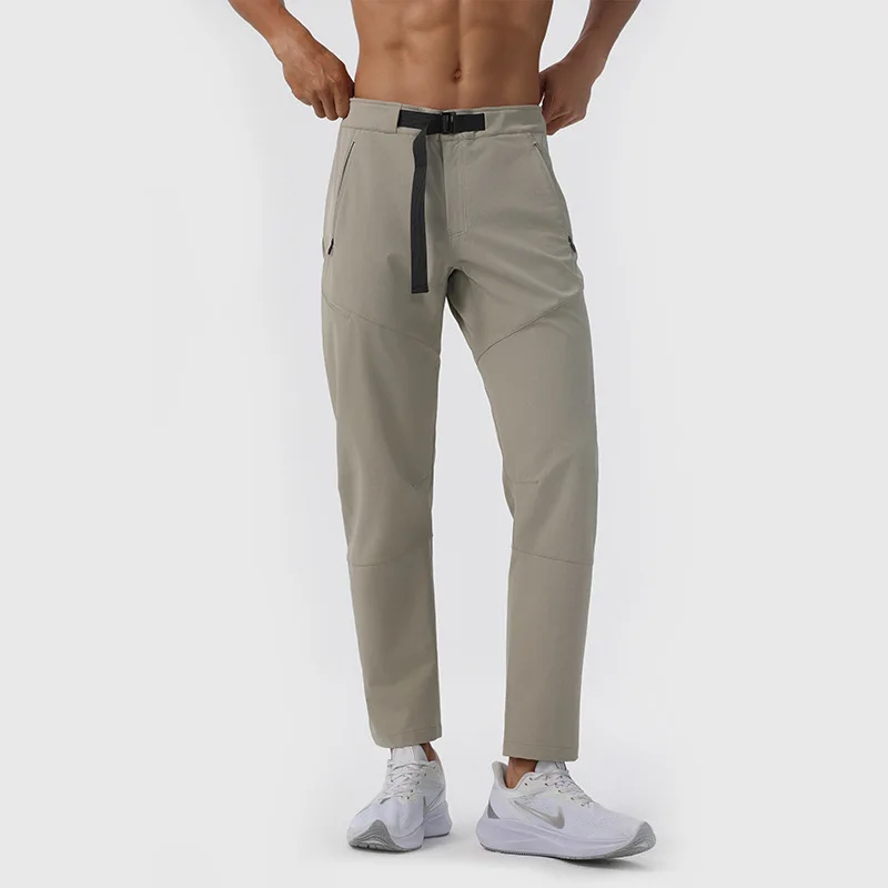 Outdoor hiking wear-resistant mountaineering men's straight leg quick drying sports pants trackpants trousers
