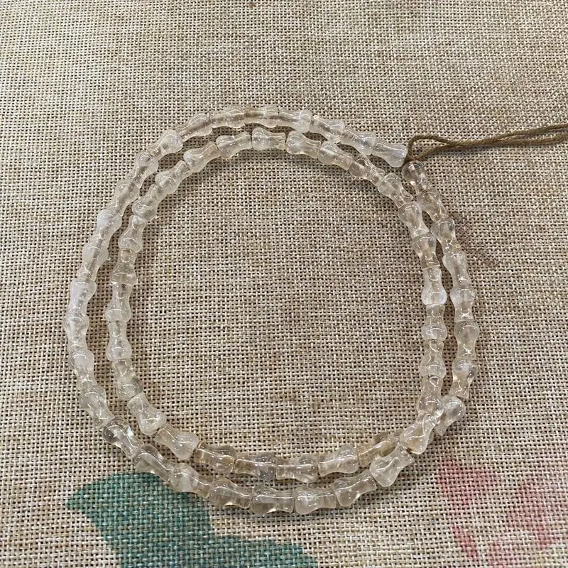 Imitation Of Ming Dynasty Antique String, Old White Vase Style Necklace Bead Chain