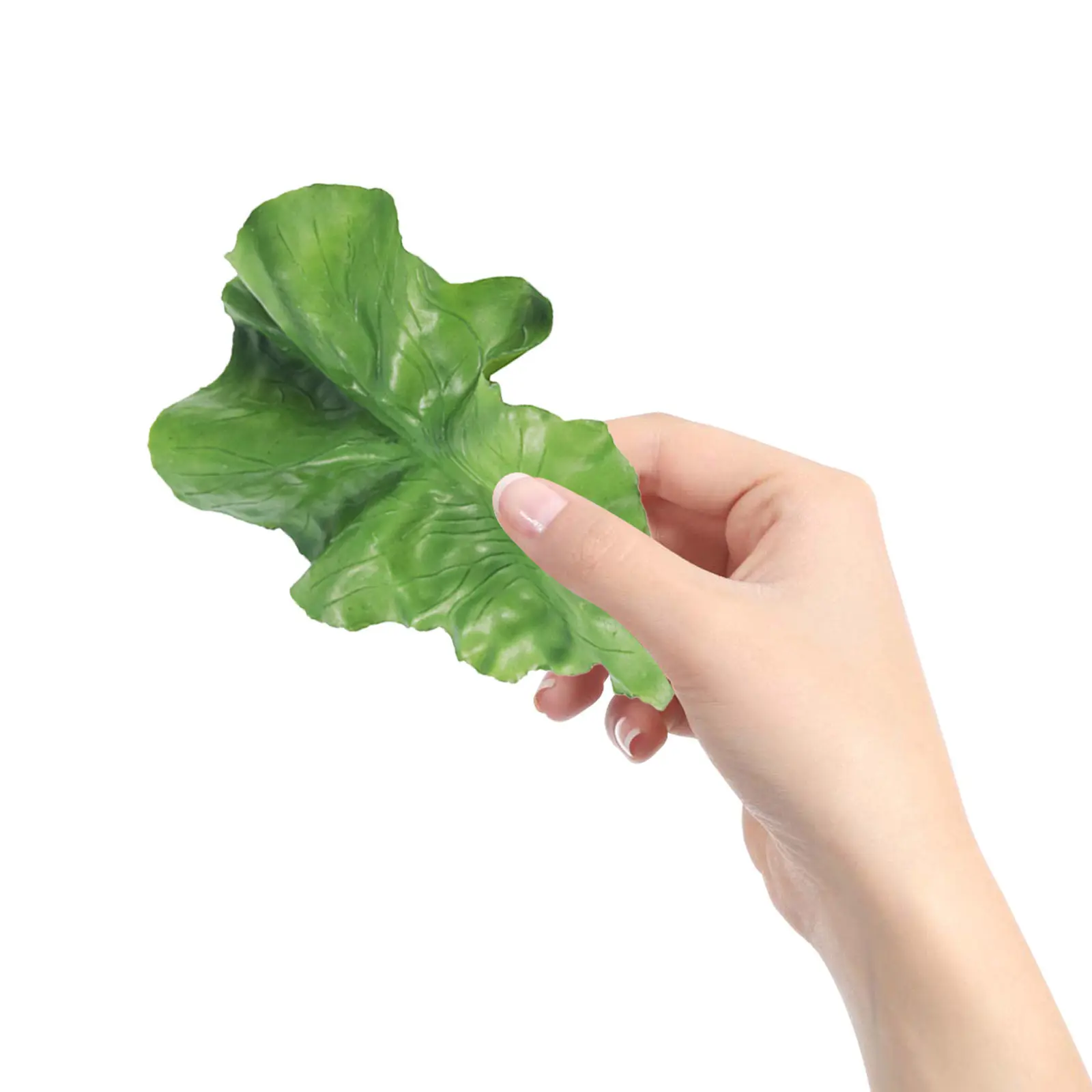 

4Pcs Lettuce Leaves Simulated Hair Clips Green Leaf Shaped Bangs Hairpin Hair Accessories for Women Parties Daily Styling