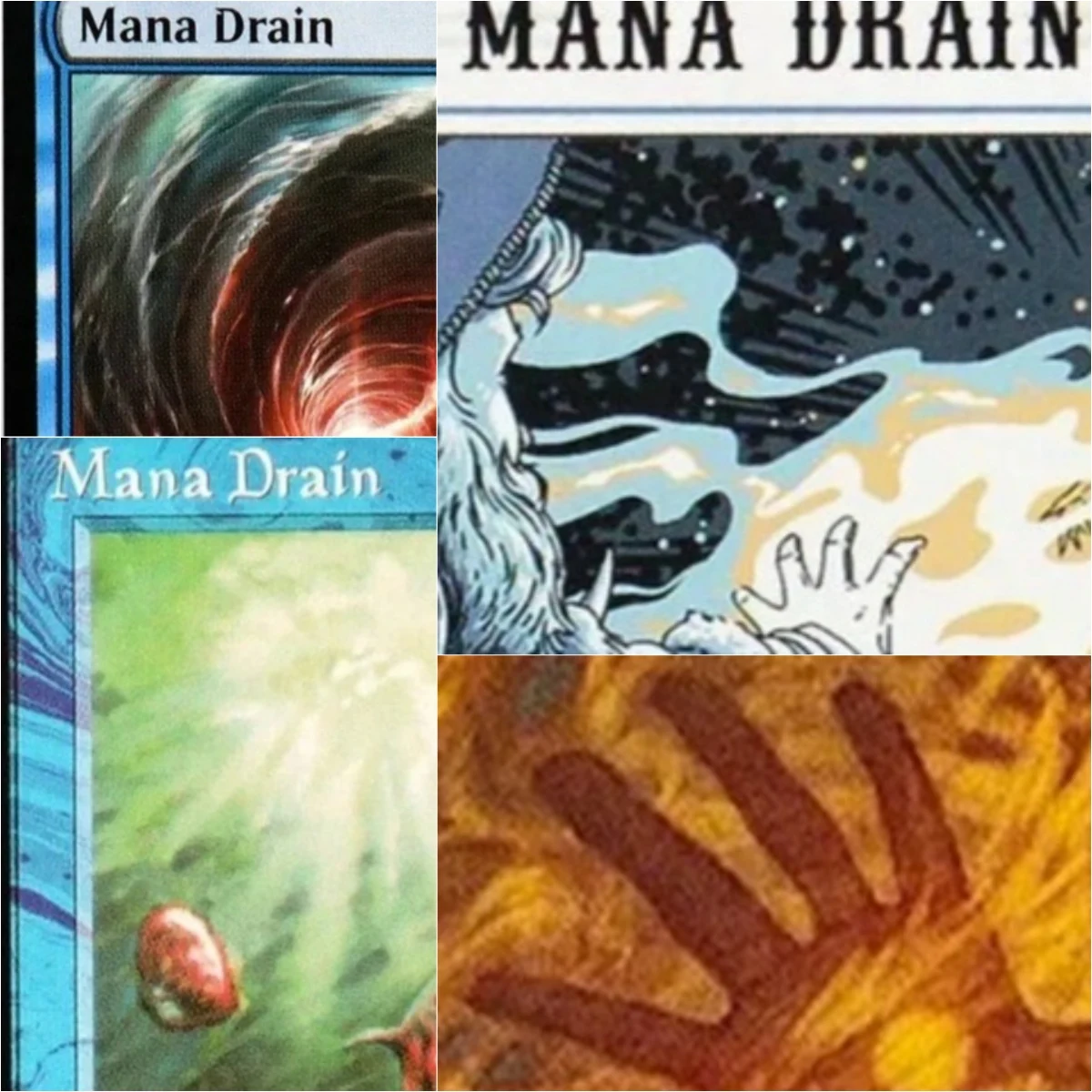 

'Mana Drain' Custom Proxy TCG Magical Cards Game - Top Quality Proxy Playing Cards Board deck Game Trading Cards Proxy