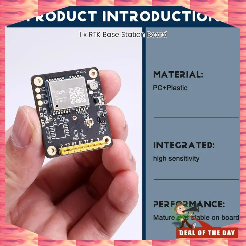24-Hour Delivery High Precision RTK Base Station Board Quectel LC29H Dual Frequency L1/L5 Positioning Module Output RTCM Data
