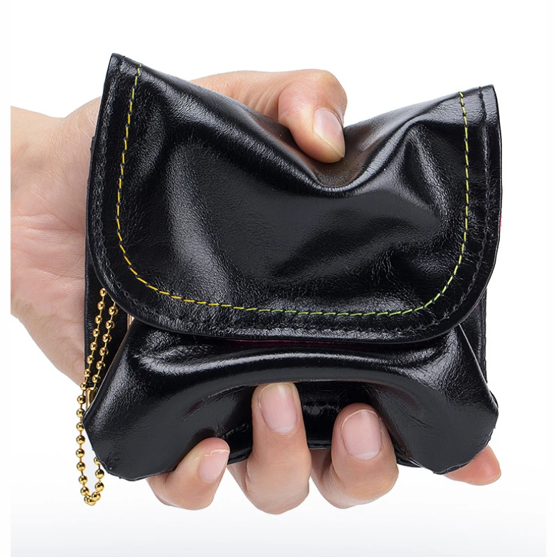 Genuine Leather Coin Wallet Bags Cowhide Small Hand Clutch Purse Card Holder Key Lipstick Earphone Storage Pouch Case For Women