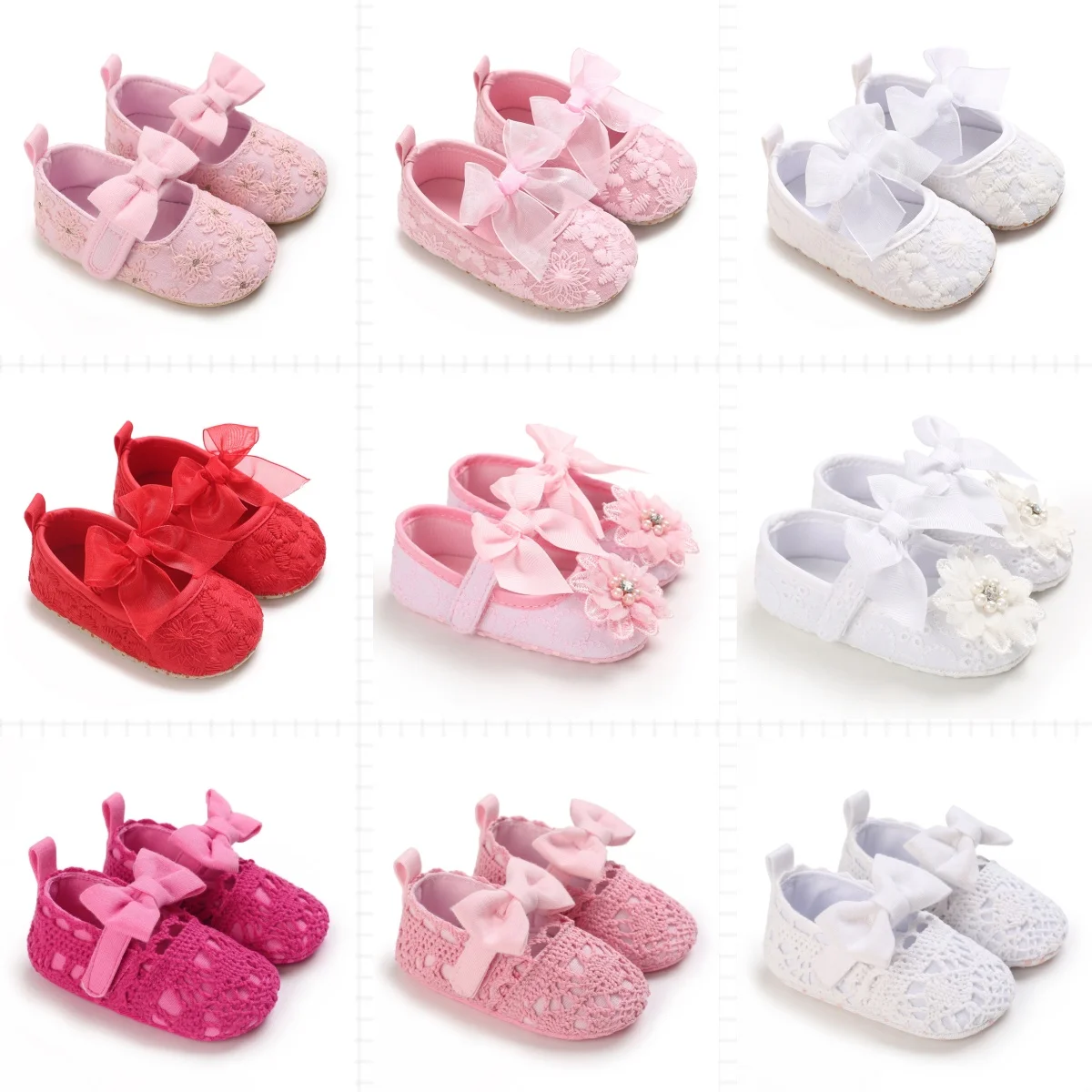 Cute and Sweet Embroidered Princess Shoes for Spring and Summer, Comfortable Soft soled Walking Shoes for Baby Girls