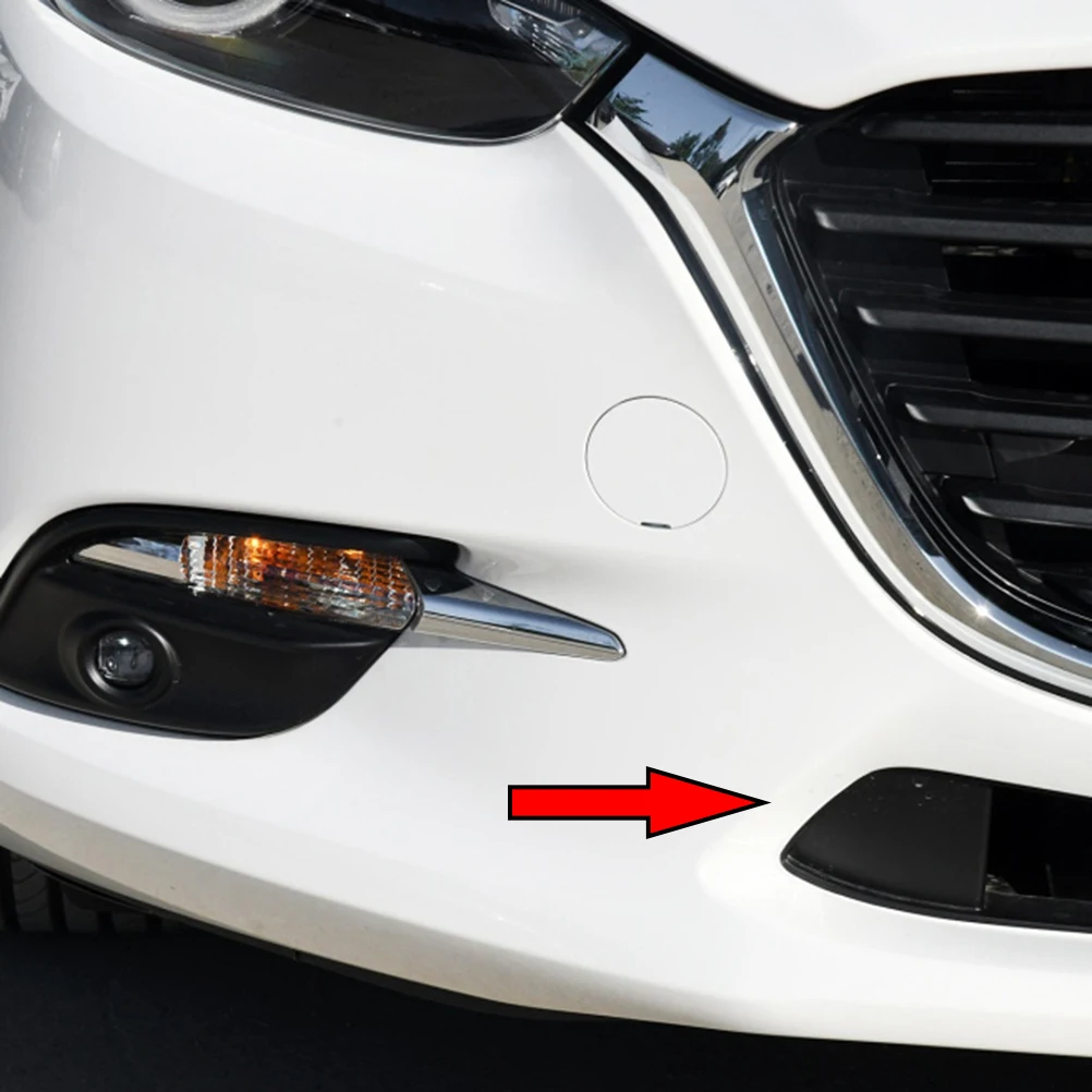 Car Front Lower Grille Bumper Cover Decoration Cap For Mazda 3 2016 2017 2018 B63B-50-101 B63B-50-102 Car Head Plastic BANE50101 view 4
