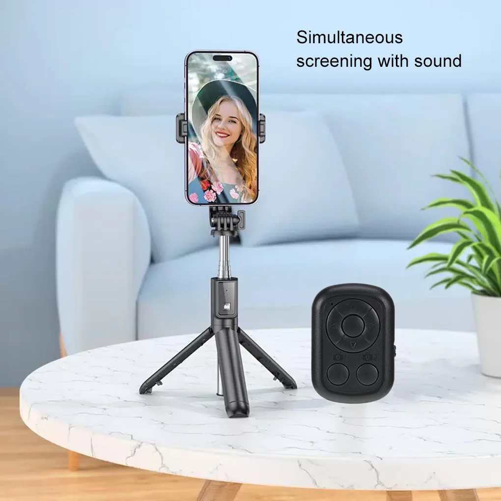 Magnetic Wireless Screen Projector Split Monitor with Sound Mobile Phone Selfie Screen Device for Rear Selfie Vlog Live Shooting