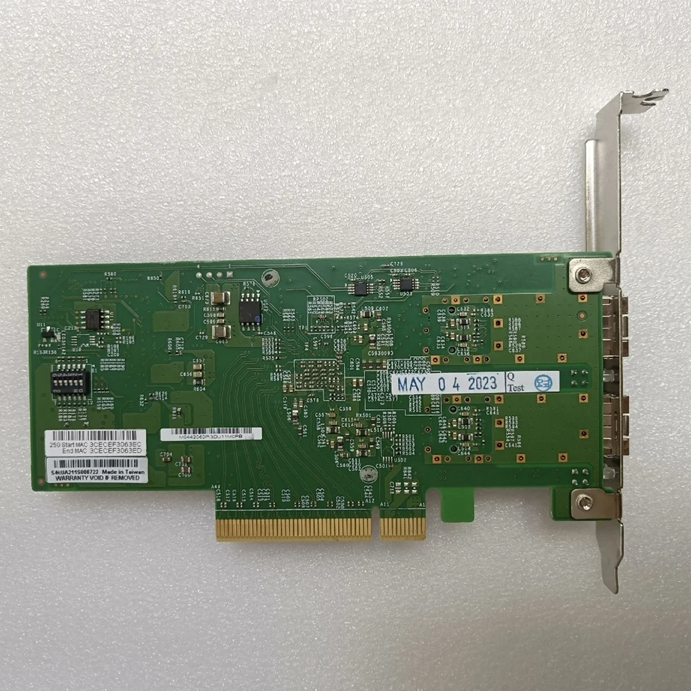 For Supermicro AOC-S25G-M2S REV：1 dual-port 25g SFP+Mellanox CX-40Gigabit network card