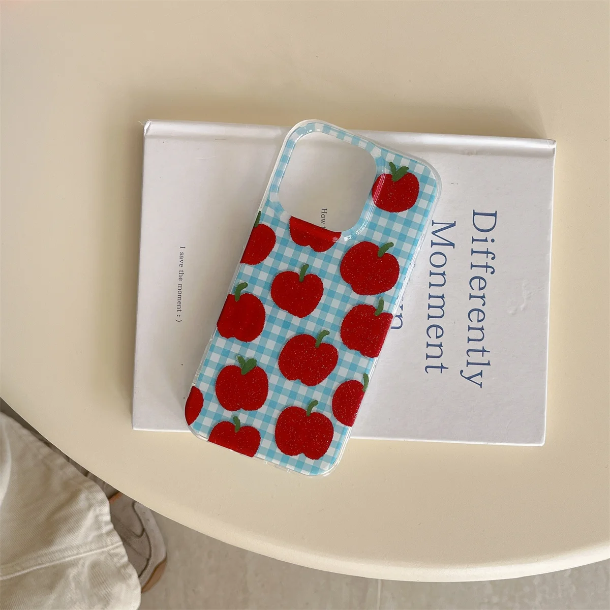 

Red Apple Pattern Full Cover Phone Case For iPhone 16 16pro 16promax 15 15pro 15promax 14 14ProMax 14Pro 13 13Pro 13Promax