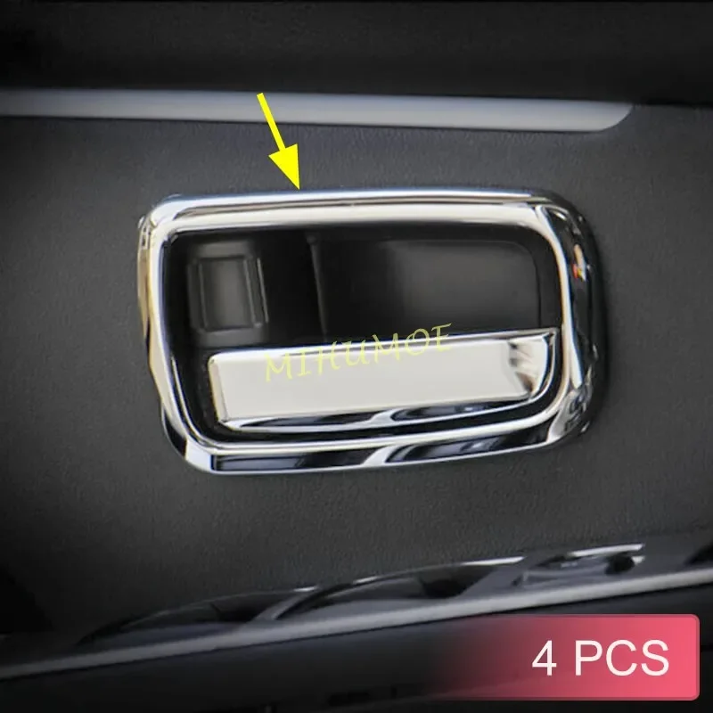 For Mitsubishi Outlander Sport ASX 2011-2023 Chrome Interior Door Handle Cover Surrounds Accessories