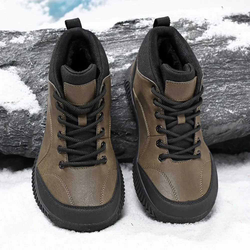 Classic Brand Outdoor Men Shoes Anti-Slip Men Outdoor Walking Shoe Wearable Mountain Hiking Shoes Leather Climbing Shoes For Man