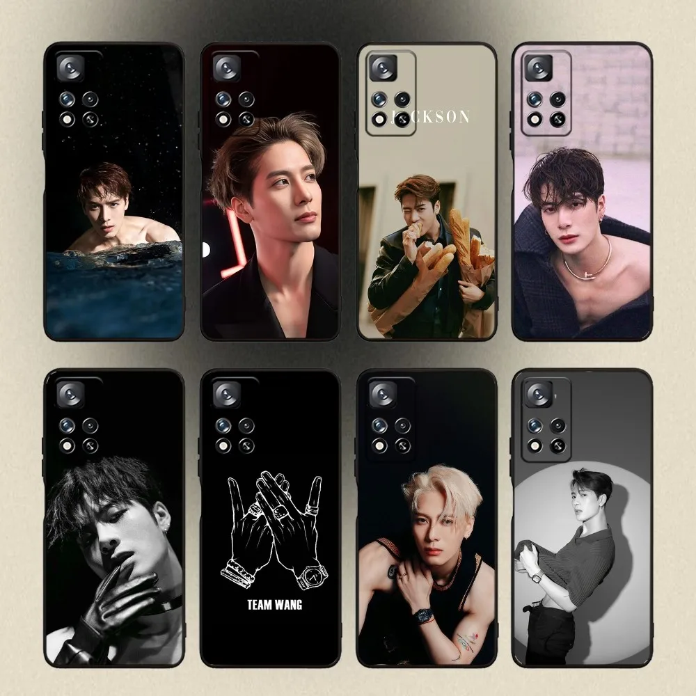 Jackson Team-Wang Phone Case For Samsung Galaxy A20,A21s,A22,A31,A32,A52,A53,A72,73,A80,A91 Soft Black Cover