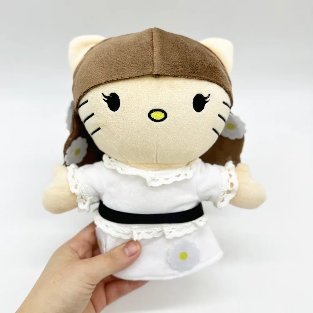 Olá Kitty como Lana Del Rey Boneca de pelúcia Plushies Brinquedos de pelúcia fofos para crianças meninos meninas presentes de Natal