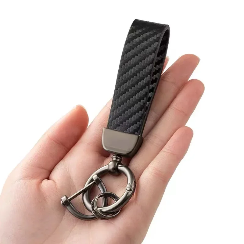 

Carbon Fiber Car Key Chain Keyring For Audi BMW Mercedes Benz Ford Honda Kia Lexus Nissan Toyota Mazda VW Volkswagen Key Rings