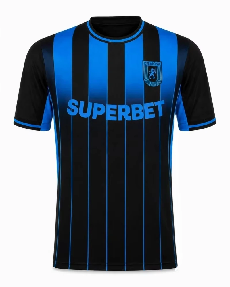 2026 New Universitatea Craiova Jerseys, Football Training Uniforms, Quick Drying, Breathable Family and Child Wear