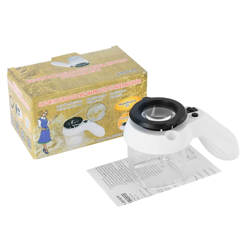 

Portable Insert Viewer Lighted Magnifier Backyard Insect Viewer